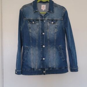 LuLaRoe Embroidered Denim Jean Jacket